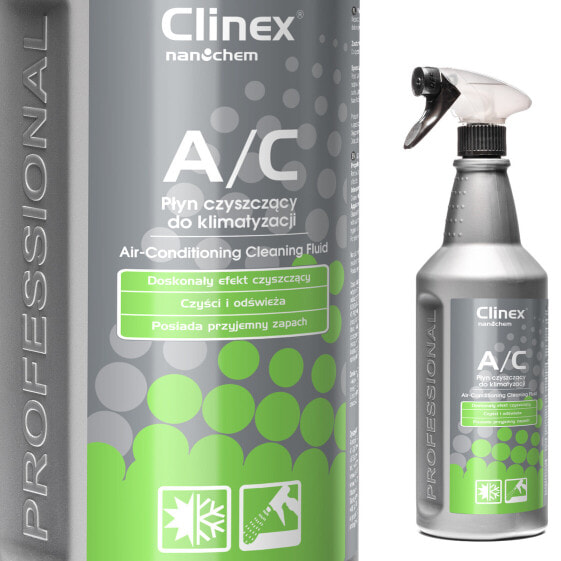 Средство для чистки и очистки кондиционера и вентиляции Clinex A/C 1л