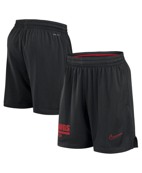 Men's Black Georgia Bulldogs 2024 Sideline Mesh Shorts