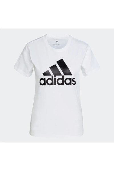 Футболка женская Adidas W BL T WHITE/BLACK