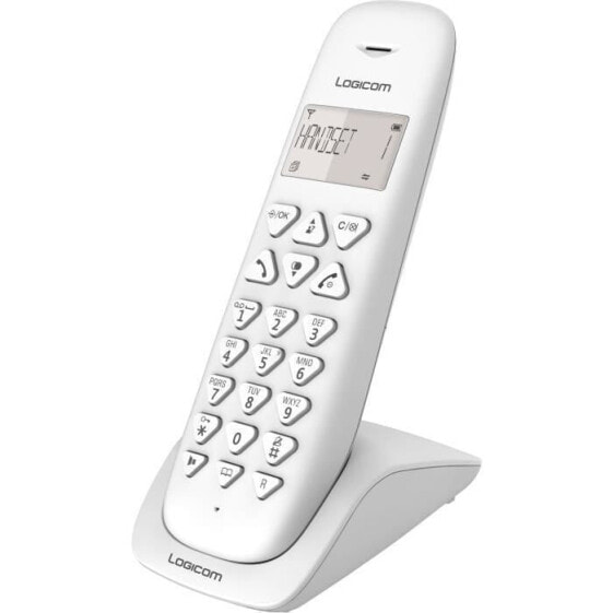 LOGICOM Schnurlostelefon VEGA 155T SOLO Wei mit Anrufbeantworter