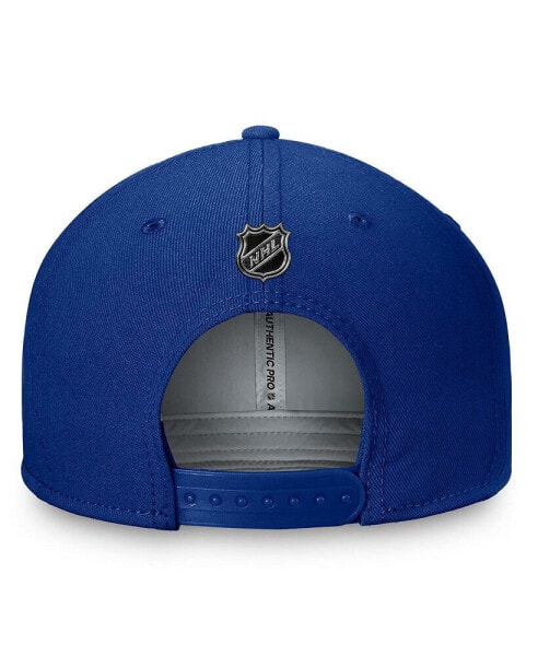 Men's Blue Tampa Bay Lightning Authentic Pro Training Camp Snapback Hat