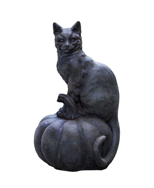 Статуэтка садовая Cat на тыкве Campania International
