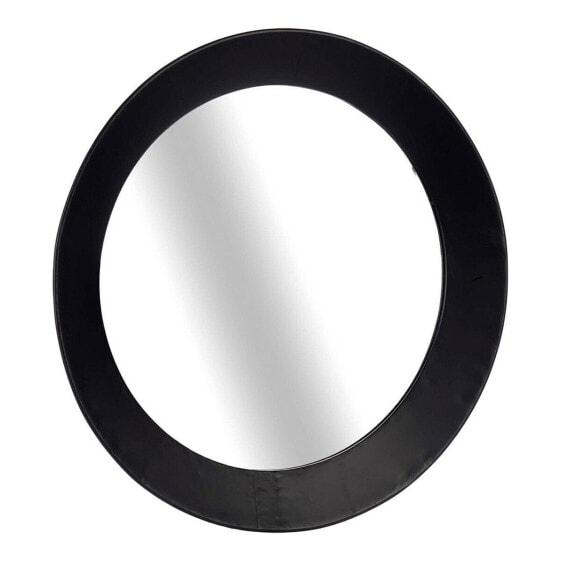 Настенное зеркало Стеклянный Чёрный Металл (80 x 7,5 x 80 cm)