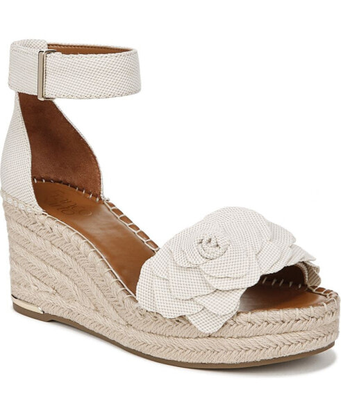 Women's Clemens-Flower Espadrille Wedge Sandals