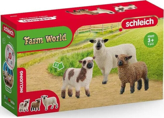 Figurka Schleich SCHLEICH 42660 3w1 OWCE OWCZY PRZYJACIELE Farma Figurki Premium ORYGINALNE