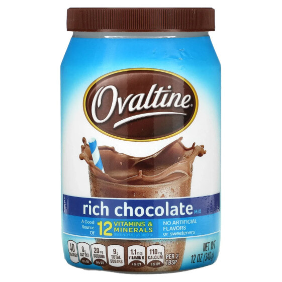 Спортивное питание Ovaltine Шоколадный микс, 12 унций (340 г)