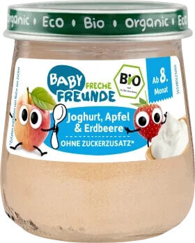 Joghurt, Apfel & Erdbeere ab 8 Monaten, 120 g