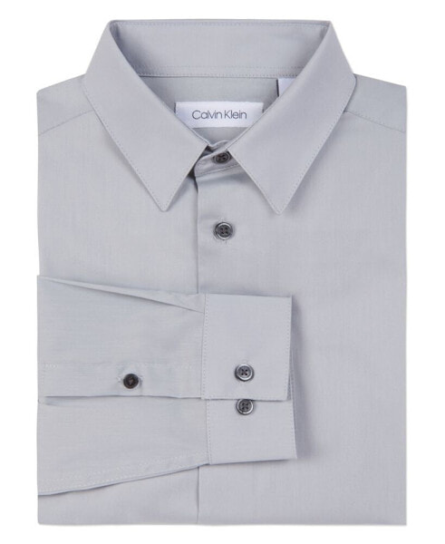 Рубашка Calvin Klein Boys Stretch Poplin