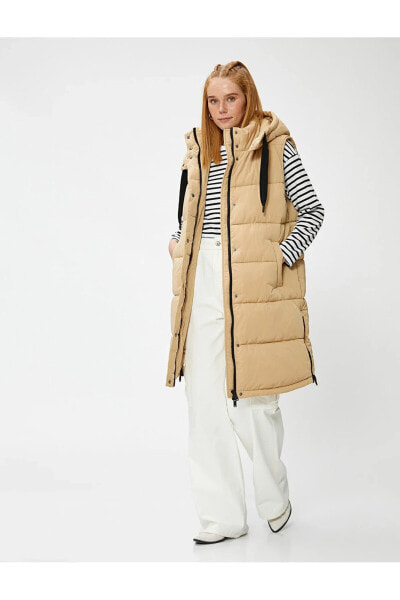 Жилет Koton Long Puffer   Zigzag