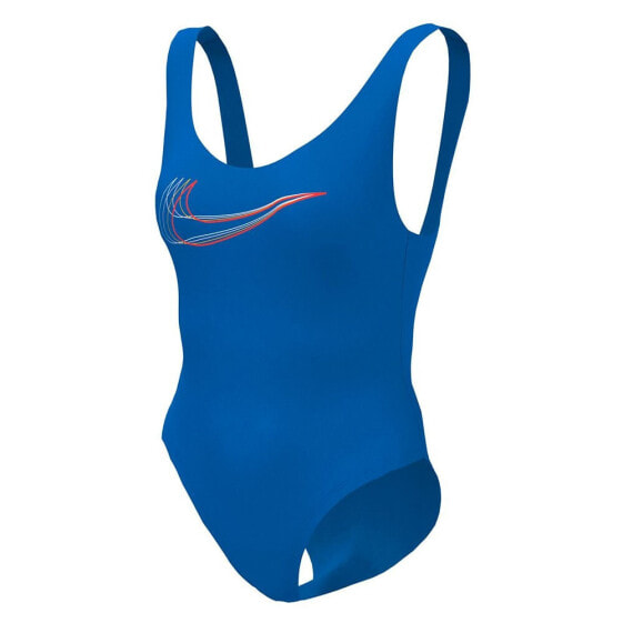 NIKE SWIM U-Back Multi Logo Swimsuit