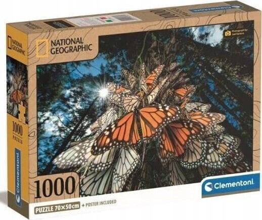 Clementoni Puzzle 1000 elementów Compact National Geographic