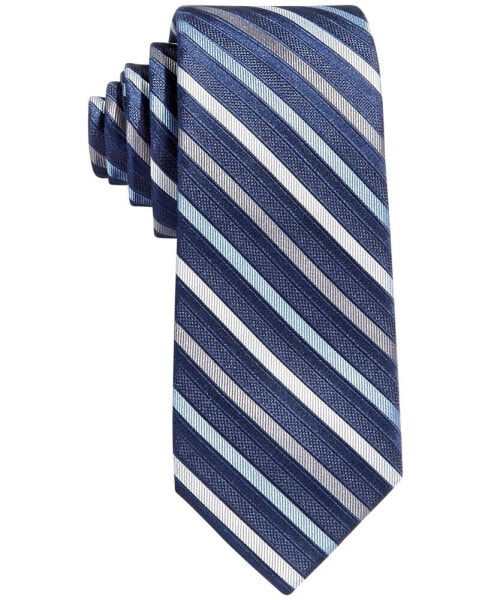 Big Boys Gemstone Striped Zipper Necktie