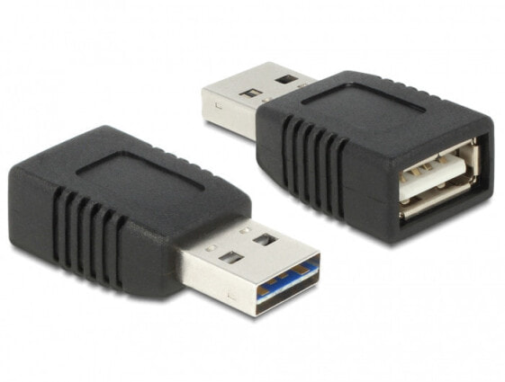 Разъем USB Delock EASY-USB - USB - USB - Черный