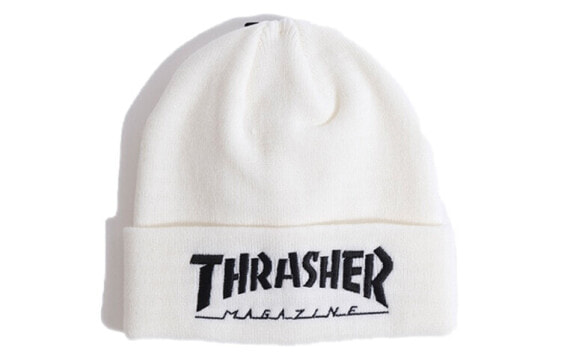 Accessories Thrasher Logo - Fleece Hat 17TH-N62-WHT