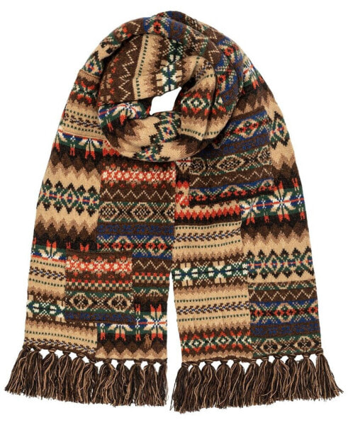 Men's Fair Isle Scarf