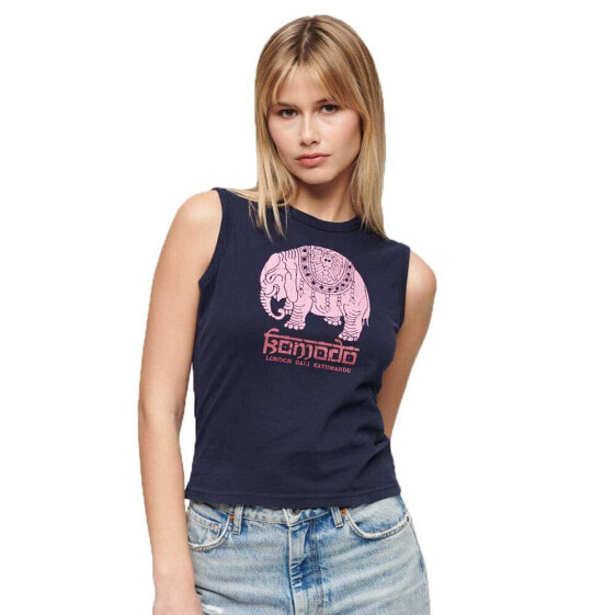 SUPERDRY Hathi Slim sleeveless T-shirt