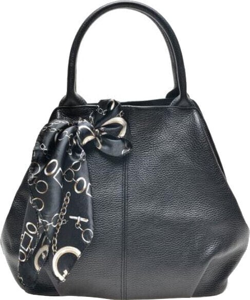 Women´s leather handbag CF 1750 Nero