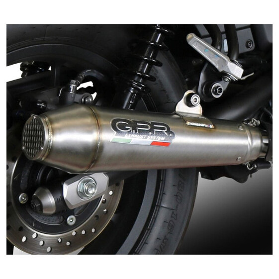 GPR EXHAUST SYSTEMS Ultracone Brixton Crossfire 500 X 22-23 Ref:E5.BR.1.ULTRA Stainless Steel homologated slip on muffler