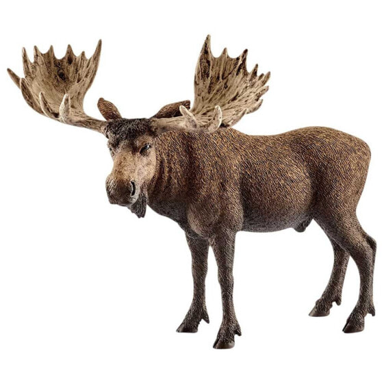 SCHLEICH Wild Life Bull Elk Figure