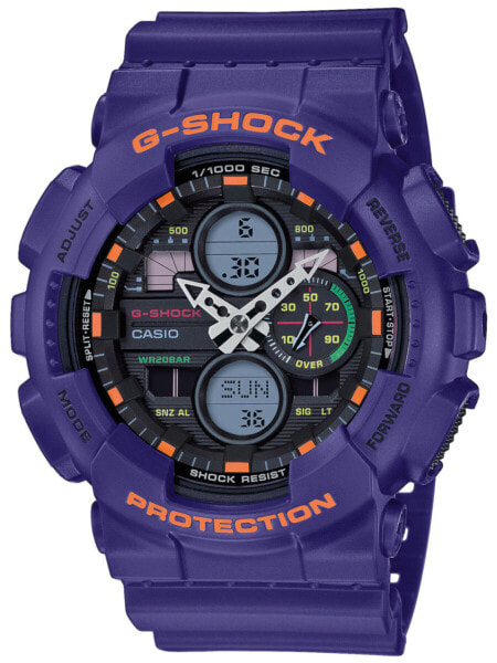 Часы наручные аналоговые CASIO G-Shock GA-140-6AER 51 мм 20ATM