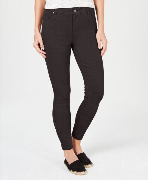 Style & Co Women's Ultra Skinny Ponte Knit Pants Carbon Grey 6