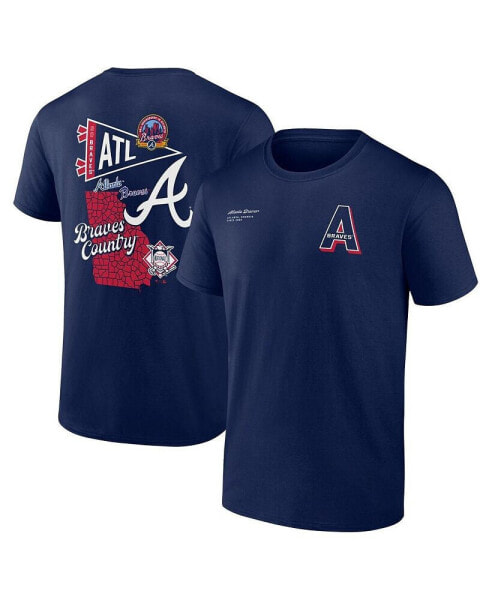 Men's Atlanta Braves Split Zone T-Shirt