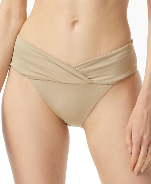 Gathered-Waist Euro Bikini Bottom