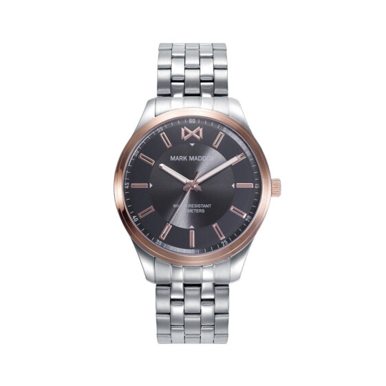 Мужские часы Mark Maddox HM0142-17 Чёрный Серебристый