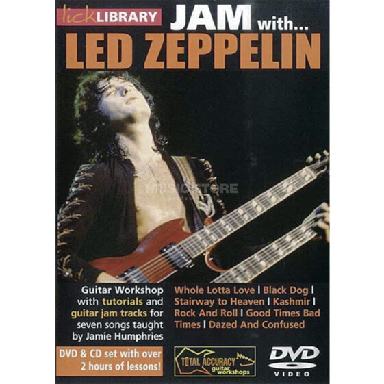 Roadrock International Lick Library: Jam With Led Zeppelin DVD, CD