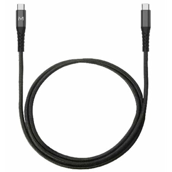 USB-C Cable Mobilis 001342 Black 1 m (1 Unit)
