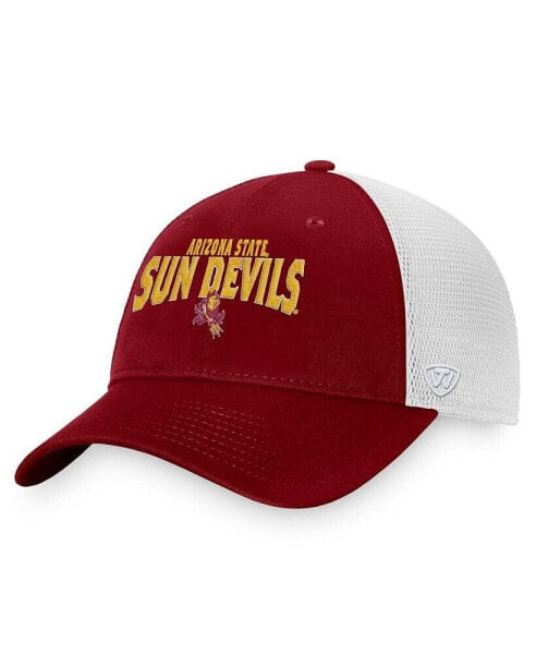 Men's Maroon Arizona State Sun Devils Breakout Trucker Snapback Hat