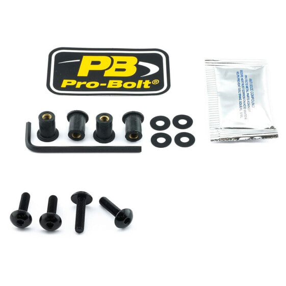 PRO BOLT SCR 4 SKBM810BK Windshield Screws