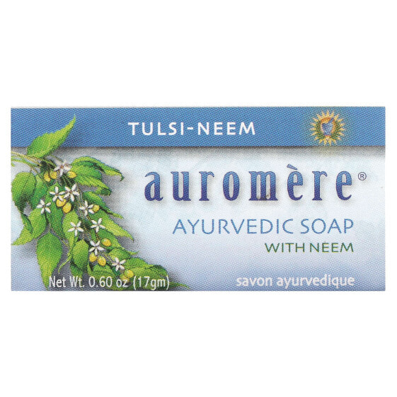 Ayurvedic Bar Soap with Neem, Tulsi-Neem, 0.6 oz (17 gm)