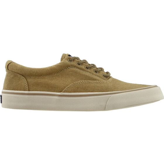 Кроссовки мужские Sperry Striper II CVO Lace Up Beige Sneakers Casual Shoes STS21440