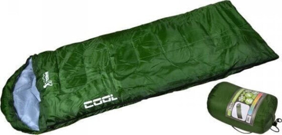 Спальный мешок туристический мумия с футляром Cool зеленый Royokamp