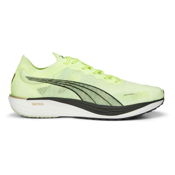 Puma Liberate Nitro 2 Run 75 Running Mens Yellow Sneakers Athletic Shoes 377827