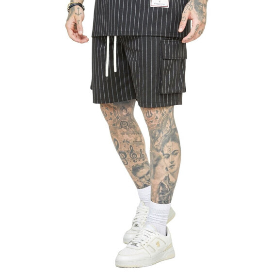 SIKSILK Anniversary Basketball cargo shorts