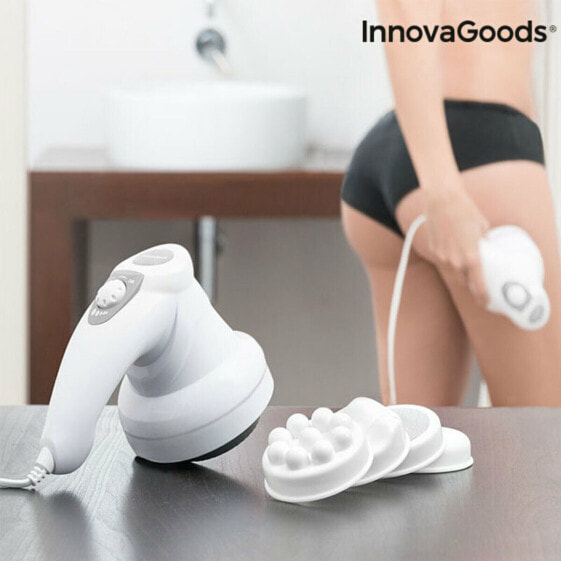 Электрический Антицеллюлитный Массажер 5-в-1 InnovaGoods ANTI-CELLULITE 28 W Белый (Пересмотрено A)