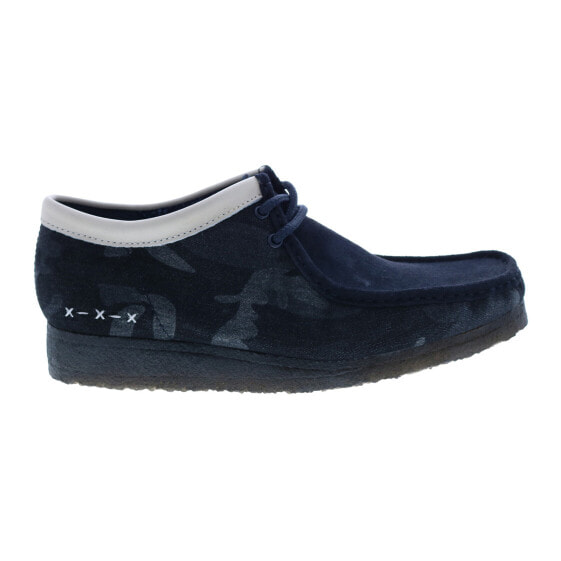 Комфортные ботинки Clarks Wallabee Shashiko Denim Blue Synthetic для мужчин