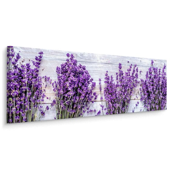 Картина Muralo Lavendel Blumen Holz Optik