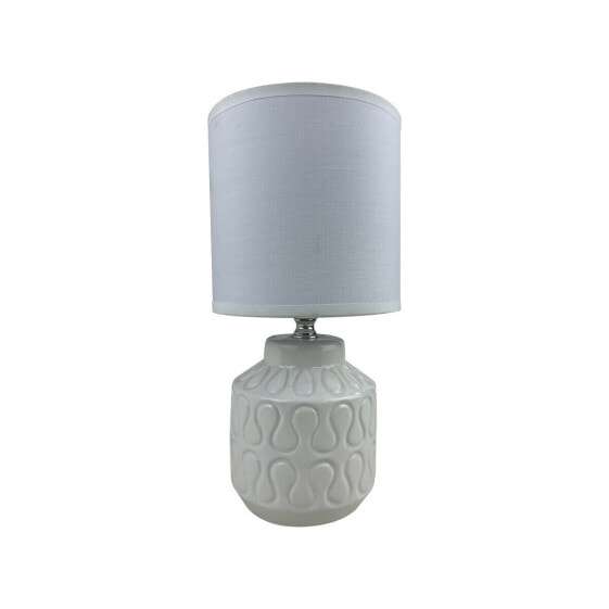 Настольная лампа декоративная Versa Lizzy Белый Керамика 13 x 26,5 x 10 см