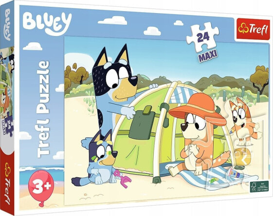 Trefl Puzzle 24 elementy Maxi Bluey Wspaniały świat