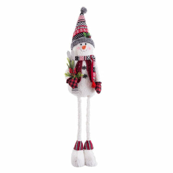 Christmas bauble Multicolour Metal Fabric Snow Doll 38 x 25 x 142 cm