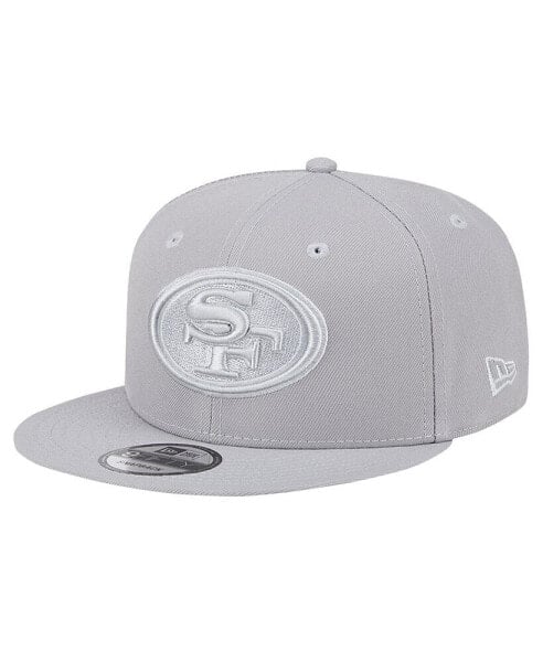 Men's Gray San Francisco 49ers Color Pack 9FIFTY Snapback Hat