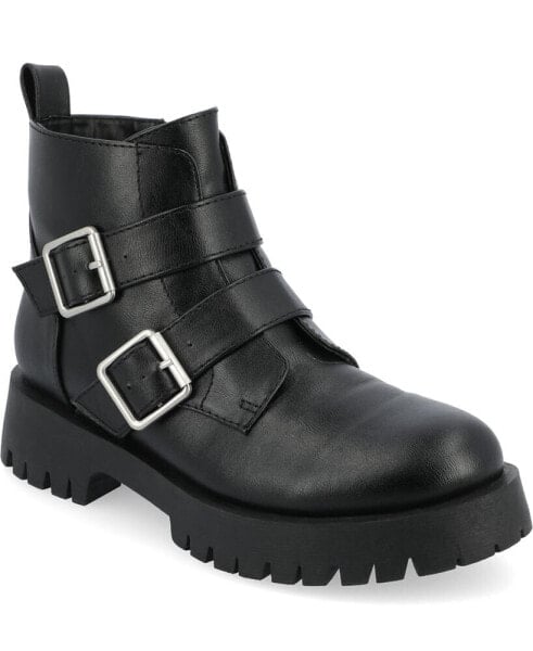 Women's Maebry Lug Sole Buckle Booties