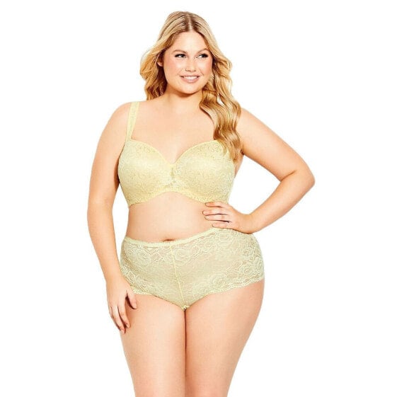 Plus Size Lace Cheeky Brief