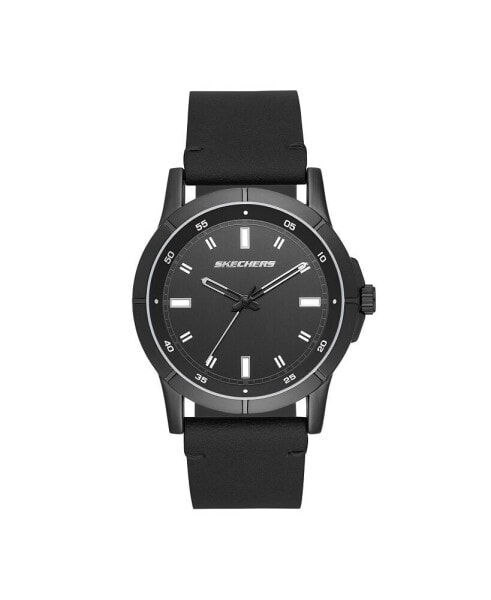 Часы и аксессуары Skechers мужские наручные часы Robertson Three-Hand, Сплав Черные