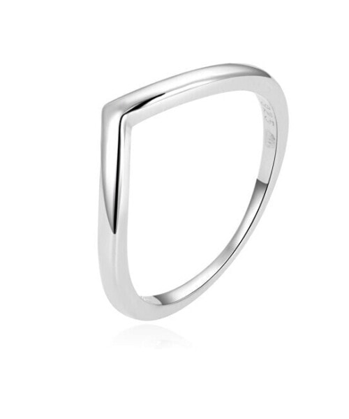 Minimalist silver ring AGG445L