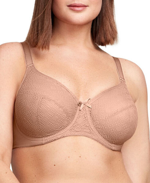 Бюстгальтер GLAMORISE Plus Size Full Figure Wonderwire Lace Comfort Bra