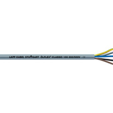 Lapp ÖLFLEX Classic 100, 100 m, Grey, Copper, PVC, 7.3 mm, 50.4 kg/km